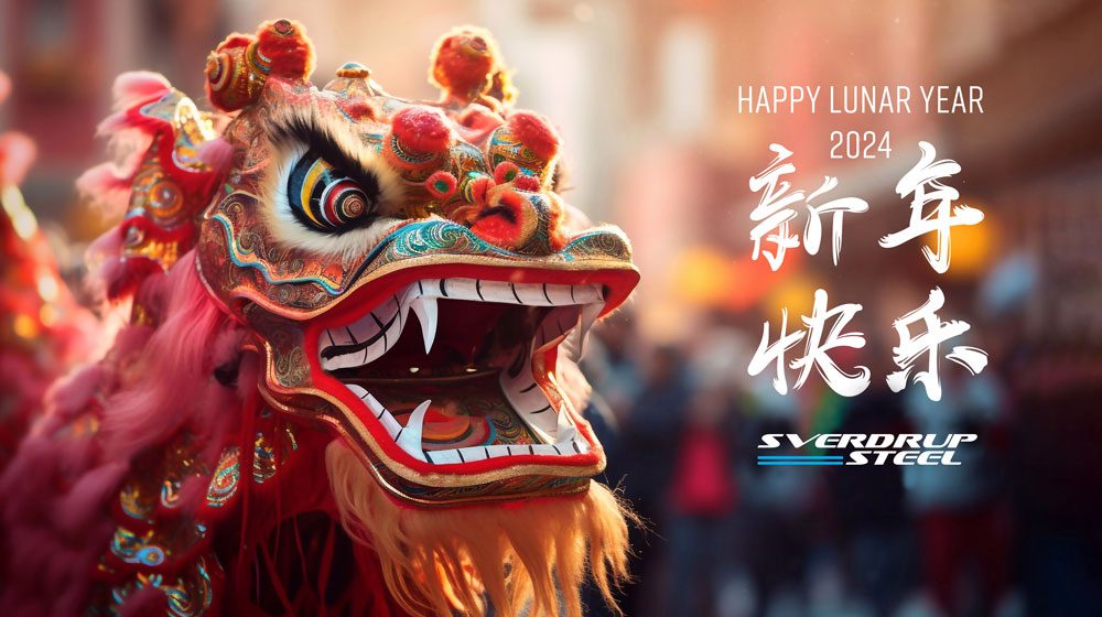 Lunar year 2024 is the year of the dragon