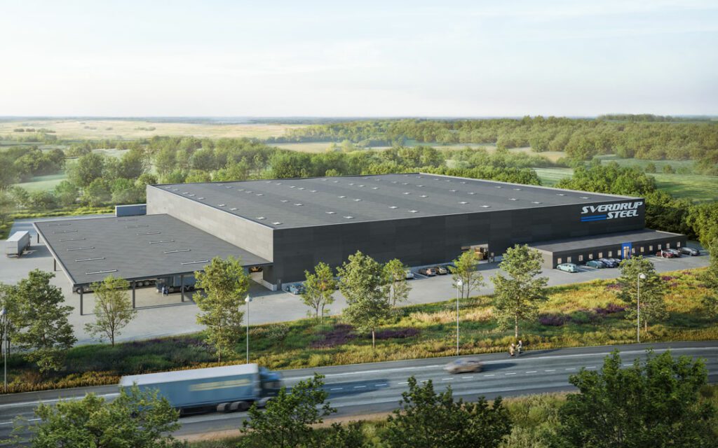 Our new service centre in Horsens, Denmark arial view