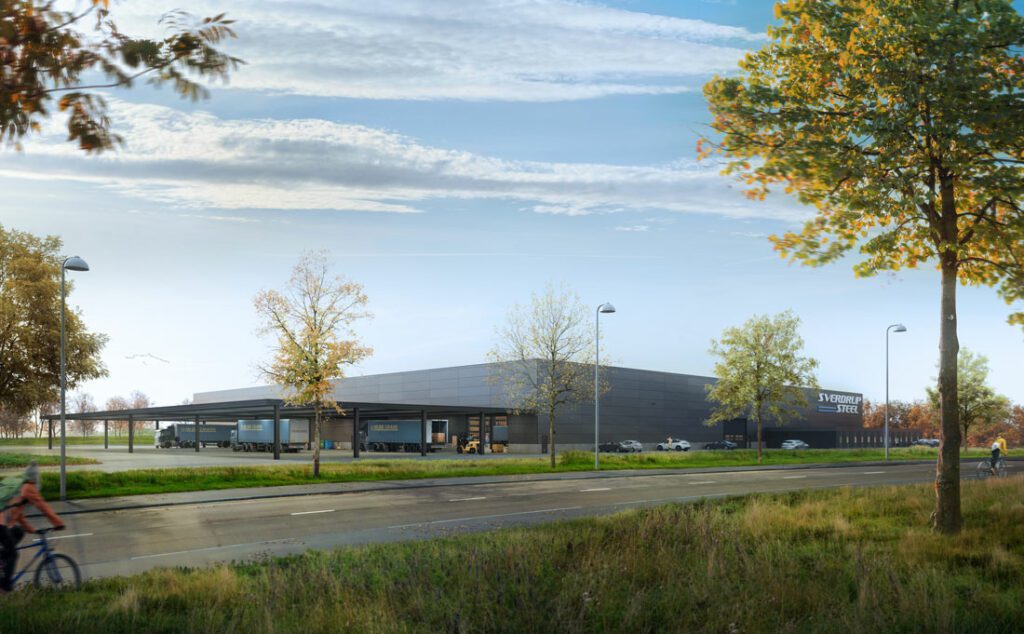 Centro de assistência da Sversrup Steel em Horsens, Dinamarca