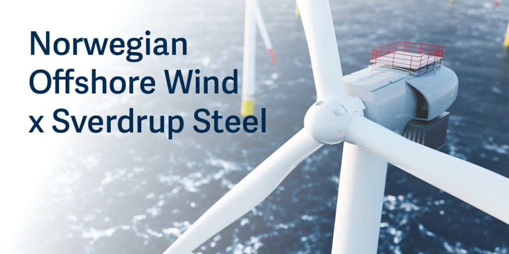A Sverdrup Steel é membro do cluster eólico offshore norueguês