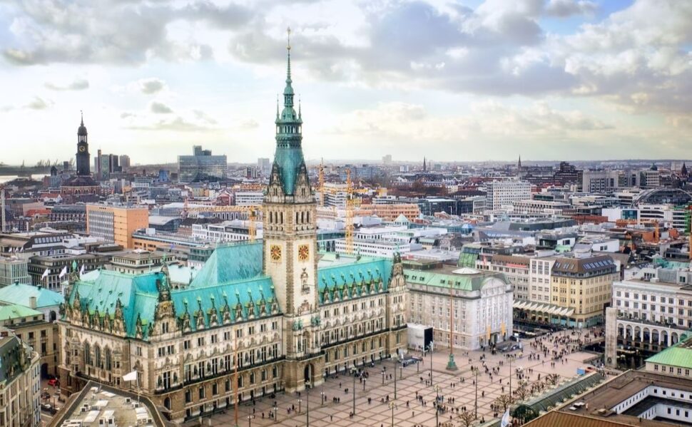 Hamburg city view